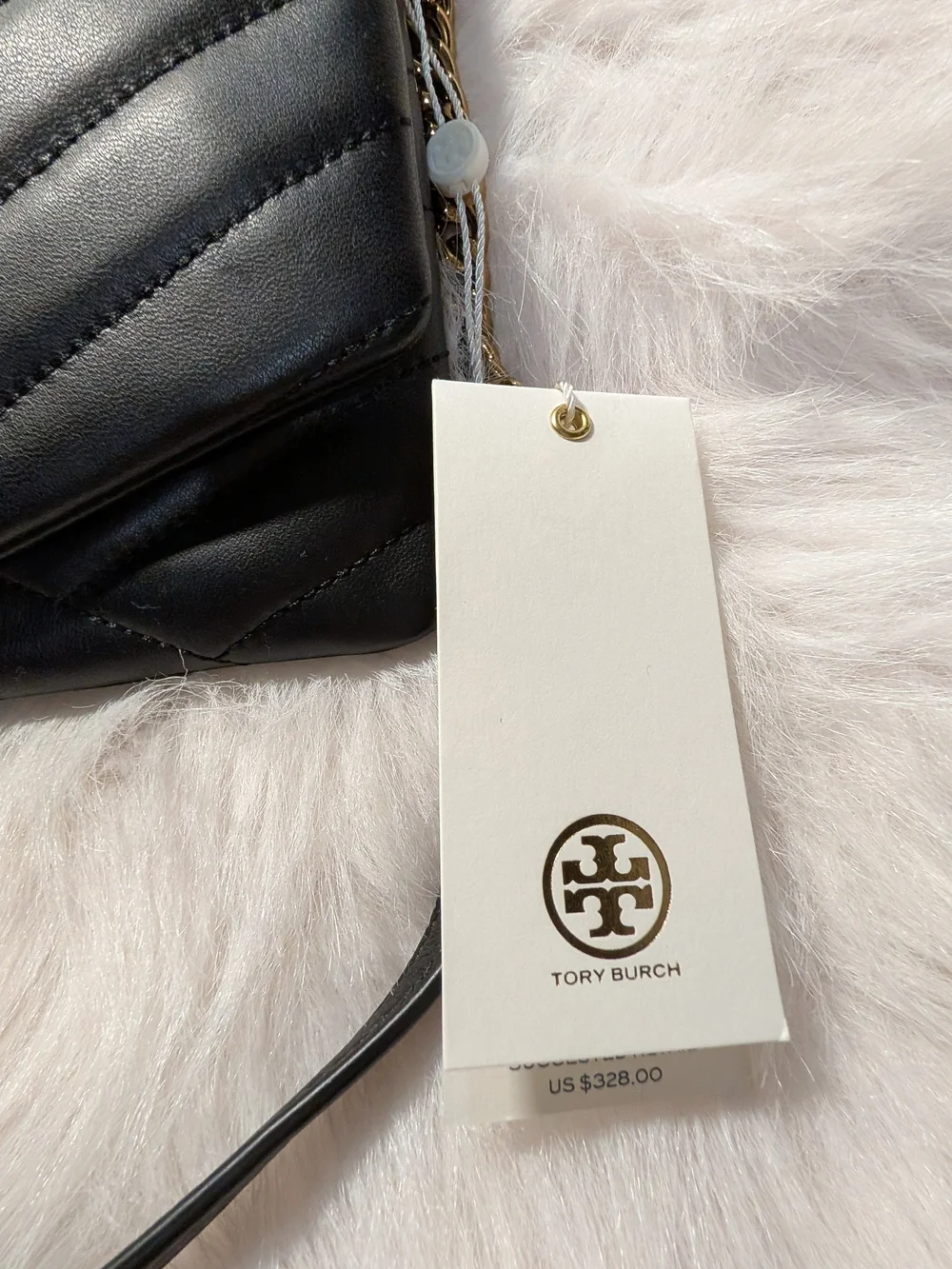 Tory Burch Black Quilted Leather Shoulder Bag - Picture 2 of 12